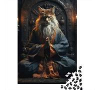 Rompecabezas De 1000 Piezas para Adultos Zen Cat Meditation Master Rompecabezas para Adultos Juego De Ingenio Decoración Difícil Y Desafiante 52x38cm/1000pcs