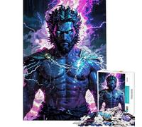 Rompecabezas de 1000 Piezas para Adultos Zeus Desatado ︰ Furia Divina Diversión en casa para divertirse en Familia Juego práctico para Mayores de 14 años Juego de Rompecabezas ofrecido (50x75cm)