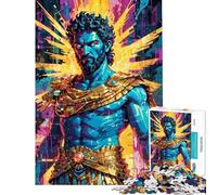 Rompecabezas de 1000 Piezas para Adultos Zeus︰ Electric Divinity desafío de Inteligencia Cerebral Juguetes adictivos Juego práctico Arte de Pared Ideas para Regalos (tamaño 38x26cm)
