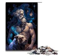 Rompecabezas de 1000 Piezas para Adultos Zeus y su compañero Ideal para armar Adolescentes Mayores de 14 años Medidas 75x50cm