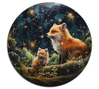 Rompecabezas de 1000 Piezas para Adultos: Zorros fantásticos. Un desafío para la Mente, Actividad Familiar, decoración del hogar, Regalo navideño (67,5 x 67,5 cm).