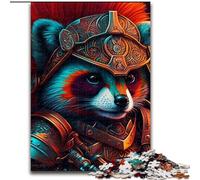 Rompecabezas de 1000 Piezas para adultosdiseño de Panda Rojo guerrerotamaño 50x75cmideal para adolescentespara fomentar la unión familiarcomo Rompecabezas y como Regalo de decoración del hogar.