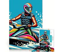 Rompecabezas de 1000 Piezas para Motos acuáticas personales para Adultos, Ideal para Mejorar la Memoria, entretenido y para Decorar la Pared (50x75cm)