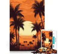 Rompecabezas de 1000 Piezas Paraíso Tropical, Bordes Impecables, Decoración, Juego Cognitivo, Juguete Fácil, Divertido, Ocio (38x52cm)