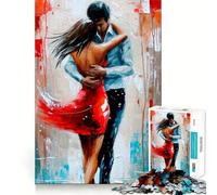 Rompecabezas de 1000 Piezas Pareja romántica Abraza a Adolescentes, Juguete para estimular la lógica, diversión en Interiores, Borde Premium, Regalo Memorable (38x26cm)