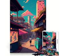 Rompecabezas de 1000 Piezas Paseando por la Ciudad para Adolescentes Desarrolla la Capacidad de razonamiento, Alivia el estrés y es Muy Divertido Diseño nítido (38x52cm)