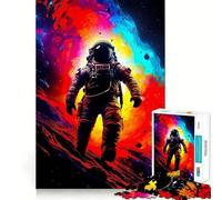 Rompecabezas de 1000 Piezas Paseo Espacial para Adultos, Juguete para ejercitar la Mente, diversión Casual, Corte de precisión, Regalo artístico 50x75cm