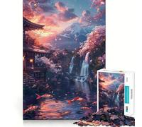 Rompecabezas de 1000 Piezas Paz y Tranquilidad para Adolescentes Ayuda a Mejorar la Memoria Diseño fácil de armar Regalo conmovedor (38x26cm)
