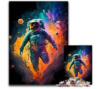 Rompecabezas de 1000 Piezas Perdidos en el Espacio. Actividad para el hogar, Fiestas, cumpleaños y Noches de Juegos en Familia. 50x75cm/19,68x29,52 Pulgadas.