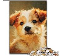 Rompecabezas de 1000 Piezas Perro Feliz para Adultos Un Rompecabezas desafiante para Adolescentes y familias 50x75cm
