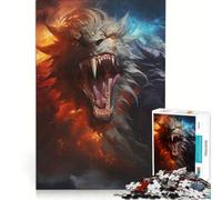 Rompecabezas de 1000 Piezas Pesadilla de Dragones, Juguetes antiestrés para la diversión Familiar, con Piezas de Formas aleatorias Que encajan Perfectamente 50x75cm