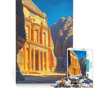 Rompecabezas de 1000 Piezas Petra Treasury Juegos de relajación Descompresión Intelectual Colección de Artistas Bellas Artes 50x75cm