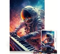 Rompecabezas de 1000 Piezas Pianista Astronauta para Adultos, Ideal para ejercitar la Mente, Disfrutar del Ocio y Regalar en Navidad (50x75cm)