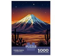 Rompecabezas De 1000 Piezas Pico De Orizaba Mexico Sunset Rompecabezas para Adultos Juego Práctico para Aliviar El Estrés Cumpleaños Y Navidad 38x26cm/1000pcs