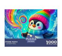 Rompecabezas De 1000 Piezas pingüinoPara Adultos Puzzle Decorativo Cute Animals Rompecabezas Familiar Rompecabezas 1000 Piezas para Adultos Y Niños 38x26cm/1000pcs