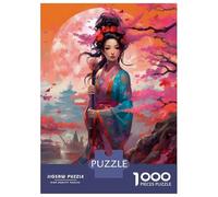 Rompecabezas De 1000 Piezas Pink Cherry Blossom Rompecabezas para Adultos Juegos De Relajación Análisis Y Lógica Cumpleaños Y Navidad 52x38cm/1000pcs