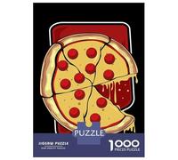 Rompecabezas De 1000 Piezas Pizza Valentines Day Rompecabezas para Adolescentes Juego De Ingenio Regalos para Mujeres Cumpleaños Y Navidad 38x26cm/1000pcs