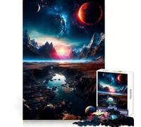 Rompecabezas de 1000 Piezas Planetas Extraños para Adultos y Adolescentes Mejora la Memoria Ligero y Relajante Corte preciso Un Regalo Encantador 38x26cm