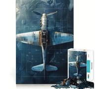 Rompecabezas de 1000 Piezas Plano de Vuelo,Juego de Bordes, Juguete para Entrenar la Mente,diversión para Jugar despacio,Regalo de cumpleaños 50x75cm