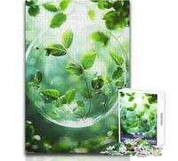 Rompecabezas de 1000 Piezas Planta en una Burbuja para Adultos, Juego Interactivo de Habilidad cognitiva, Idea Memorable, tamaño 50x75cm