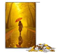 Rompecabezas de 1000 Piezas Plum Yellow Rain para Adultos Adolescentes de 14 años en adelante 1000 Piezas (75 x 50 cm)