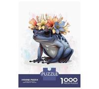Rompecabezas De 1000 Piezas Poison Dart Frog Painting Rompecabezas para Adultos Juego Práctico para Aliviar El Estrés Cumpleaños Y Navidad 38x26cm/1000pcs