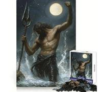 Rompecabezas de 1000 Piezas Poseidón Emerge del mar para Adolescentes Juguete Intelectual para Disfrutar en Familia Corte de Calidad (50x75cm)