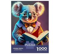Rompecabezas De 1000 Piezas Professor Koala Rompecabezas para Adultos Juego Práctico Vacaciones En Casa Matar El Tiempo Cumpleaños 70x50cm/1000pcs