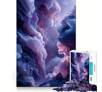 Rompecabezas de 1000 Piezas Profundidades de Cristal de Amatista para Adolescentes Juego de Memoria y concentración Calidad Profesional Ideal para Relajarse en Grupo (38x52cm)