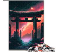 Rompecabezas de 1000 Piezas Puerta al Más Allá. Rompecabezas de 1000 Piezas para Adultos. Interacción Familiar y desafío Mental. Desafío Familiar (tamaño 50x75cm).