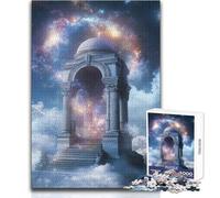 Rompecabezas de 1000 Piezas, Puerta Celestial Antigua, Juguete, Juego Intelectual, Aprendizaje, Educativo, Regalo de Amigo Secreto, tamaño 38x26cm