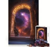 Rompecabezas de 1000 Piezas Puerta Cósmica Antigua para Adolescentes Desarrolla Habilidades analíticas, es Relajante, Ideal para Momentos de Ocio y para Regalar en Navidad (50x75cm)