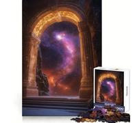 Rompecabezas de 1000 Piezas Puerta Cósmica Antigua para Adolescentes Ideal para desarrollar Habilidades y Pasar un rato entretenido Bordes definidos Fiestas (38x26cm)