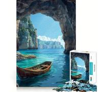 Rompecabezas de 1000 Piezas Puerta de Azure,Arte de Corte preciso,para estimular el Cerebro,diversión,Tiempo Libre,decoración navideña,Regalo (50x75cm)