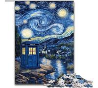 Rompecabezas de 1000 Piezas Puerta del Cielo Nocturno de Van Gogh para Adolescentes, Juguetes educativos, Regalos antiestrés para Amigos Secretos a Partir de 14 años (50x75cm)