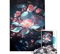 Rompecabezas de 1000 Piezas Radiant Blossom Harmony desafío de Inteligencia Cerebral Juguetes adictivos Juego Imposible antiestrés Ideas de Regalos (tamaño 38x52cm)