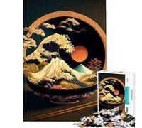 Rompecabezas de 1000 Piezas Ramen Comida Japonesa difícil y desafiante para Mejorar la Memoria decoración del hogar Juguetes para Mayores de 14 años 38x52cm