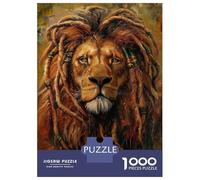 Rompecabezas De 1000 Piezas Rastafari Lion Jamaica Rompecabezas para Adultos Juego De Ingenio Ensamblaje De Patrones Difícil Y Desafiante 70x50cm/1000pcs