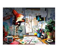 Rompecabezas de 1000 piezas Ravensburger Disney The Artist's Desk para adultos - 12000302 - Herramientas artesanales fabricadas en Alemania. Toda