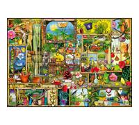 Rompecabezas de 1000 piezas Ravensburger El Armario del Jardinero para Adultos - 12000659 - Herramientas Artesanales Fabricadas en Alemania Cada