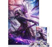 Rompecabezas de 1000 Piezas Reaper Samurai japonés Juguetes antiestrés Gran Regalo para Juegos Juego Imposible Entrena tu Cerebro y Manos tamaño 38x52cm
