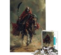 Rompecabezas de 1000 Piezas Reapers Ride Divertidos Juegos Que desafían la Inteligencia Cerebral Juguetes adictivos Regalos para Hombres y Mujeres Divertidos y con Humor (tamaño 50x75cm)