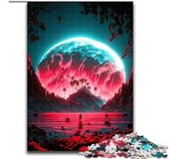 Rompecabezas de 1000 Piezas Red Dawn de Madera, Navidad y Año Nuevo, Regalo navideño de 50x75cm, Juego de ingenio para Adolescentes, Regalo navideño