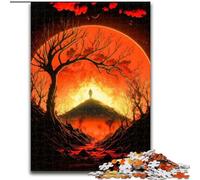 Rompecabezas de 1000 Piezas Red Dawn para Adultos, Ideal para Parejas, Navidad, Año Nuevo y San Valentín, tamaño 38x26cm