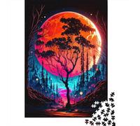 Rompecabezas de 1000 Piezas Red Dawn para Adultos y Adolescentes, Rompecabezas de Madera sostenible para Adultos | Juegos de 1000 Piezas (75 x 50 cm)