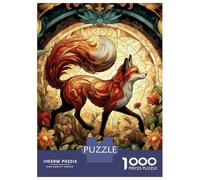 Rompecabezas De 1000 Piezas - Red Fox Majesty Rompecabezas para Adultos Juego De Ingenio Desafío Difícil Oferta como Regalos para Toda La Familia 52x38cm/1000pcs