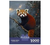 Rompecabezas De 1000 Piezas Red Panda on Branch Rompecabezas para Adultos Juego Familiar Desafío Difícil Oferta como Regalos para Toda La Familia 38x26cm/1000pcs