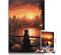 Rompecabezas de 1000 Piezas Reflejos del Atardecer para Adultos y adolescentesJuego Creativo de resolución de problemasIdea de Regalo Memorable y conmovedoraTamaño 38x26cm