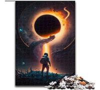 Rompecabezas de 1000 Piezas, Regalo de Black Hole. Rompecabezas de 1000 Piezas, Regalo para Adultos y familias, Regalo de decoración del hogar (tamaño 26x38cm).