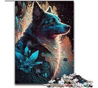 Rompecabezas de 1000 Piezas, Regalo de Border Collie Imaginario Rompecabezas de 1000 Piezas, Ideal para decoración del hogar y la Oficina, cumpleaños Tamaño 50x75cm